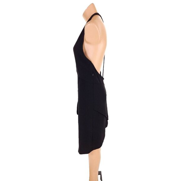 IRO Ekioti Crepe Mini Dress Size 40 M Black NWT - Picture 5 of 13